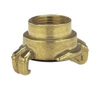 Gardena Brass Quick Coupling Threaded Part with Internal Thread: Hose Connection, 42 mm (1 1/4 Inch) - Internal Thread for Valves with External Thread (7110-20)