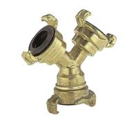 GARDENA 07119-20 Brass Lock Coupling for 19mm to 13mm hose connection