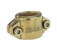 Gardena Clamps: Brass hose clamp for attaching suction or high-pressure hoses, suitable for 25 mm (1 inch) hoses (7211-20)