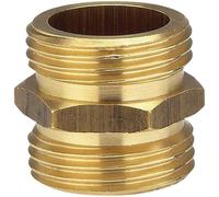 GARDENA Brass Threaded nipple: Brass Fitting For a two-sided Connection to e.g. Pumps, Pipe Thread 33.3 mm (G 1 ") (7261-20)