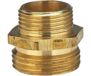 GARDENA 07266-20 Brass Reducer Nipple 33.3mm OT to 39mm IT Threads