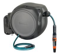 GARDENA 08040-50' ft. Wall Mount Retractable Garden Hose Reel, Lock at Any Length, 180 Degree Swivel, Precision German Engineering. 5 Year Warranty. Perfect Outdoor Hose Storage Solution