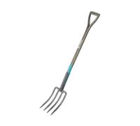 GARDENA 17002-20 NatureLine Digging Fork with Ash Wood Handle Stee...