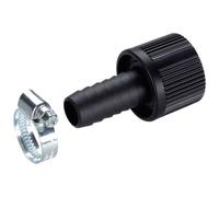 Gardena Suction Hose Connector Piece 25 mm (1 Inch) Pump Connection Piece with the Hose Clamp to the Vacuum-Tight Connection to the Suction Hose (1724-20)