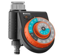 GARDENA 1888-20 Programador Easy Plus, 60 programas diferentes frecuencias y duraciones, 16 combinaciones para nebulizador de exteriores, Función manual riego