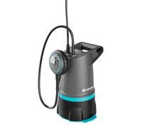 Gardena 2-in-1 clear/dirty water submersible pump 20000 BASIC, 20,000 l/h, float switch, robust and versatile, ideal for drainage, UK plug (09018-28)