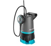 GARDENA 20000 2 in 1 Clear & Dirty Water Submersible Pump - Grey, Blue,Silver/Grey