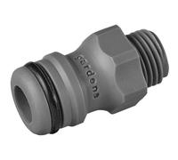GARDENA 02920-26 Plastic Irrigation Connector 13.2mm Thread Hose A...
