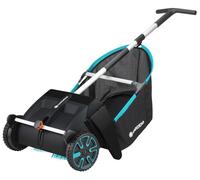 Gardena 3565-20. Product type: Push lawn sweeper Product colour: Black Blue Silver