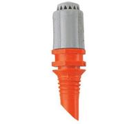 Gardena 360º Spray Nozzle, 5 units - Metal, Grey & Orange - Micro Drip System, Adjustable Range & Watering Angle, Portable