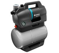 Gardena 3800 Silent Water Pump with Water Tank 21 L and Integrated Filter, Flow Rate 3800 l/h, Pressure Capacity 3.9 Bar, Low Noise Maintenance (9064-20)