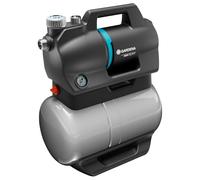 Gardena 3900 Silent Water Pump with Water Tank 21 L and Integrated Filter, Flow Rate 3900 l/h, Pressure Power 4.3 Bar, Low Noise Maintenance (9066-20)