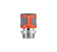 Gardena 39017 0.62 & 0.5 in. Premium Metal Female Garden Hose Connector Nylon-ABS