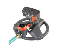 Gardena (69-84BZMX) ZoomMaxx Adjustable Sprinkler with Built in Timer Weighted Base for Precise Watering up to 2,300 Sq Ft, Compatible with Any Hose