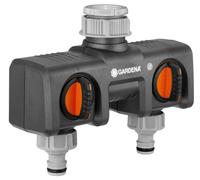 Gardena 8193-20 2-Way Distributor for 3/4" and 1" Tap