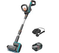 Gardena AQUABRUSH P4A 18v Cordless Patio and Surface Cleaner 1 x 6ah Li-ion Battery Charger