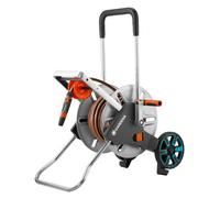 Gardena Aquaroll Freestanding Manual Hose Reel Set (L)25M