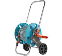 Gardena AquaRoll S Hose Trolley Set Turquoise - Space Saving Storage - Easy Use