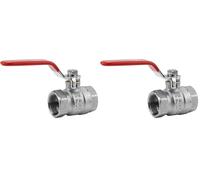 GARDENA Ball Valve: The Outlet Valve for Indoor and Outdoor use, Double-Sided Internal Thread, 26.5 mm (3/4 ") - Thread (7336-20) (Pack of 2)