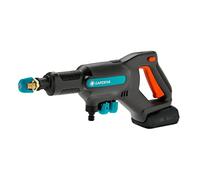 Gardena Battery Medium-Pressure Washer AquaClean 24/18V P4A Solo: Adjustable Water Pressure, Nozzle attachments, 3 Cleaning Modes, Portable Outdoor Tool, Cordless (14800-55)