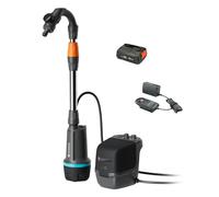 Gardena Battery Rainwater Tank Pump 2400 ComfortAutomatic 18V P4A Ready-To-Use Set: Automatic water pump, Scheduled irrigation control , Timer function , Steady pressure, Cordless (14605-20)