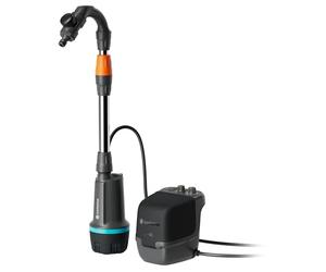 Gardena Battery Rainwater Tank Pump 2600 Comf 18V P4A Solo Pumps: Scheduled Irrigation Control, Timer Function, Adjusts to Your Water Tank, Stepless Power Adjustment, Steady Pressure (14604-55)