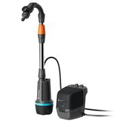 Gardena Battery Rainwater Tank Pump 2600 Comf 18V P4A Solo Pumps: Scheduled Irrigation Control, Timer Function, Adjusts to Your Water Tank, Stepless Power Adjustment, Steady Pressure (14604-55)