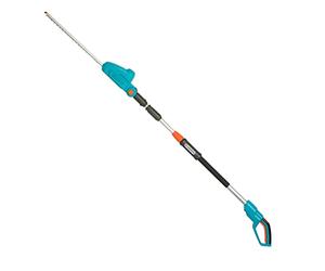 Gardena Battery Telescopic Hedge Trimmer THS 42/18 V P4A Without Battery: Hedge Trimmer with a Range of up to 3 m, 42 cm Blade, Angled Cutting Head (14732-55)