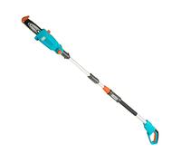 Gardena Battery Telescopic Pruner TCS 20/18 V P4A Without Battery: Pruning Saw with a Range of up to 4 m, 20 cm bar, Angled Head, Including Harness (14770-55)