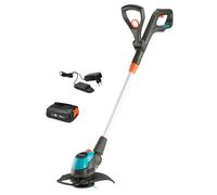 Gardena Battery Trimmer EasyCut 23/18V P4A Ready-To-Use Set: Powerful, Lightweight, Telescopic, Tiltable head, Cordless (14700-20)