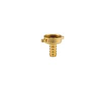 GARDENA Brass Hose Fitting 2 Parts: Screw-Quality Brass, 33.3 mm (G 1 ") - Thread, For 13 mm (1/2") - Tubing (7143-20)