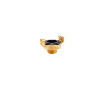 Gardena Brass Quick Coupling Threaded Part with an External Thread: Hose Connection with 21 mm (1/2 Inch) - e.g., Threaded for Pumps with Internal Thread (7112-20)