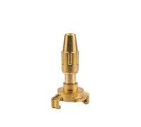 Gardena Brass Quick Release Syringe 13 mm (1/2 Inch) - Tubing: Rapid Coupling Connection with Controlled and Lockable Water Jet (7130-20)