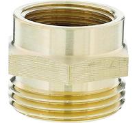 GARDENA Brass Reducing Threaded nipple: Brass Fitting to The Threaded reduction For e.g. Pumps, 33.3 mm (G 1 ") - AG / 26.5 mm (3/4") - IG (7265-20)