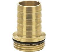 GARDENA Brass socket: Brass Fitting For foot and Intermediate Valves, Suitable For 32 mm (1 1/4 ") - Tubing (7252-20)