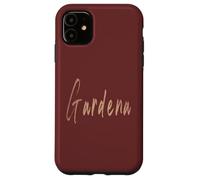 Gardena California Vintage elegant design Case for iPhone 11
