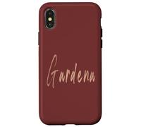 Gardena California Vintage elegant design Case for iPhone X/XS