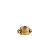 Gardena Clamps: Brass hose clamp for attaching suction or high-pressure hoses, suitable for 25 mm (1 inch) hoses (7211-20)