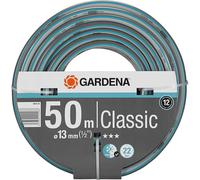 GARDENA Classic Hose, 13 mm (1/2 Inch), 50 m: Universal garden hose of robust cross-weave, 22 bar burst pressure, UV resistant,...