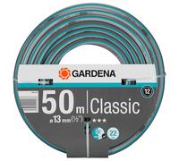 Gardena Classic Hose, 13 mm (1/2 inch), 50 m: Universal Garden Hose of Robust Cross-Weave, 22 bar Burst Pressure, Frost/UV Resistant, Without System