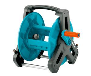 Gardena classic hose drum 50: Water hose drum for garden hose max. 50 m (13 mm hose), compact design, with follow-up stop, hose connection angled