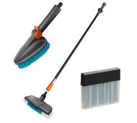 Gardena Cleansystem Brush Hard & 150Cm Handle Patio Path Cleaning & Hand Brush