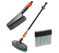 Gardena Cleansystem Brush Soft & 90Cm Handle Cleaning Windows & Hand Brush