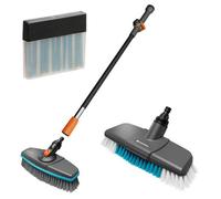 Gardena Cleansystem Soft Wash Brush & 90Cm Handle & Hard Wash Brush Window Patio