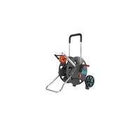 Gardena CleverRoll L Easy: Hose trolley with up to 100 m capacity, especially stable, convenient, robust metal hose guide, anti-drip device, tool-free