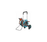 GARDENA CleverRoll M Easy Set: Hose cart with up to 20 m capacity, particularly stable, with a comfortable hose guide in a robust metal frame