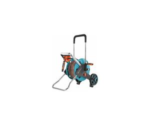 GARDENA CleverRoll M Easy Set: Hose cart with up to 20 m capacity, particularly stable, with a comfortable hose guide in a robust metal frame