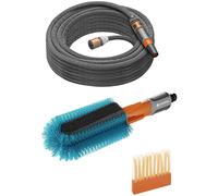 GARDENA Combisystem Cleaning Kit: Bike Wash Set with Hose & Brush