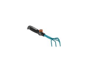 GARDENA combisystem Hand Weeder: Five-tined hand grubber for loosening and aerating soil in beds and flower boxes, 7 cm working width, ergonomic