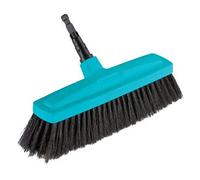 gARDENA combisystem House Broom: Broom for Sweeping up Dirt Indoors, 34 cm Working Width, bristles of a Plastic-Horsehair Mixture, Rounded Edges are